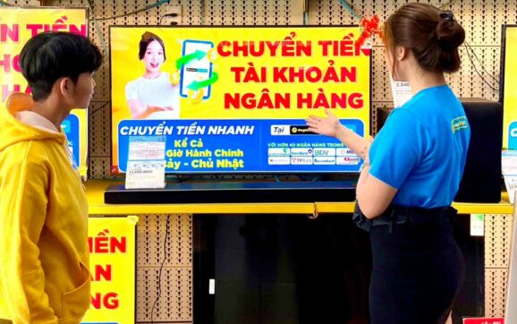 Thế Giới Di Động mở dịch vụ chuyển tiền vào tài khoản ngân hàng