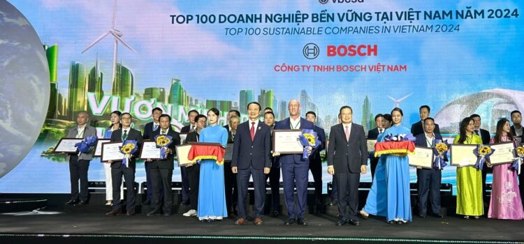 Bosch Việt Nam vào top 100 doanh nghiệp sản xuất bền vững tại chương trình CSI 2024