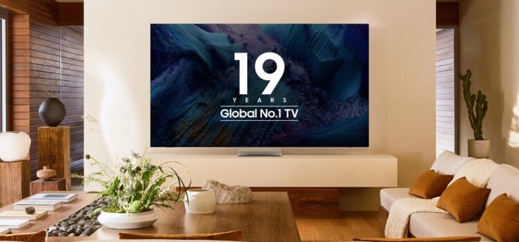 Samsung dẫn đầu thị trường TV toàn cầu 19 năm liên tiếp