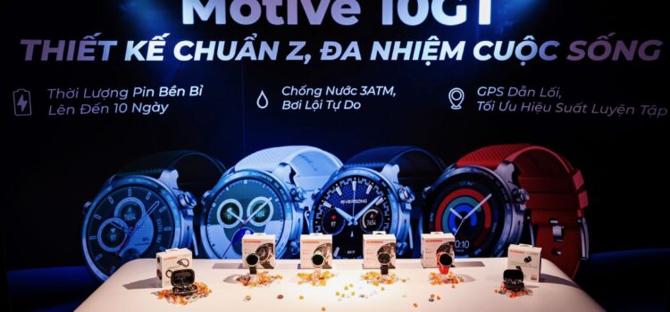 Riversong giới thiệu đồng hồ thông minh Motive 10GT, chính thức có mặt tại Việt Nam
