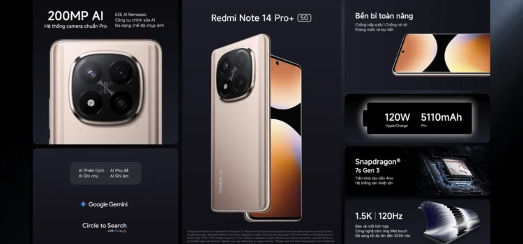 Redmi Note 14 Series ra mắt phiên bản màu Vàng Sa Mạc