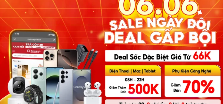 Di Động Việt triển khai chương trình khuyến mãi từ ngày 6/6 đến 8/6