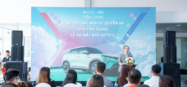 BYD khai trương showroom 4S lớn nhất miền Tây và ra mắt Atto 2