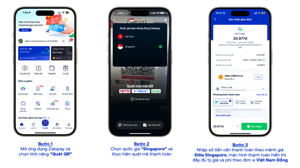 Zalopay hợp tác với Tổng cục Du lịch Singapore, mở rộng tính năng “Quét QR quốc tế” cho người dùng Việt Nam