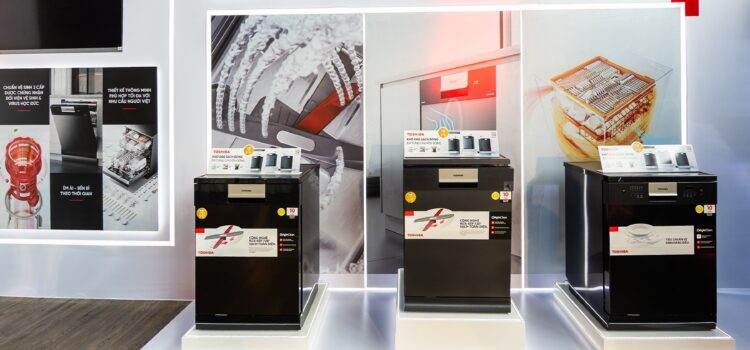 Toshiba ra mắt ba dòng máy rửa chén đầu tiên tại Việt Nam