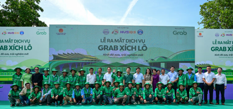 Grab triển khai thử nghiệm dịch vụ Grab Xích Lô tại Huế