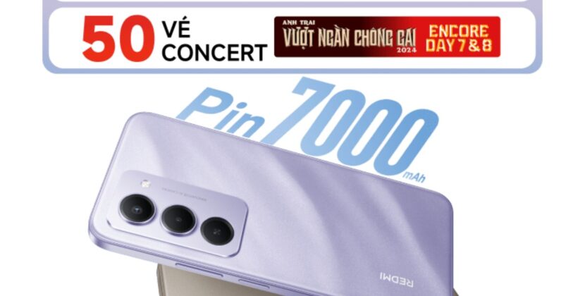 Redmi 15 với pin Silicon-Carbon 7000mAh sắp ra mắt, kèm cơ hội nhận vé concert “Anh Trai Vượt Ngàn Chông Gai”