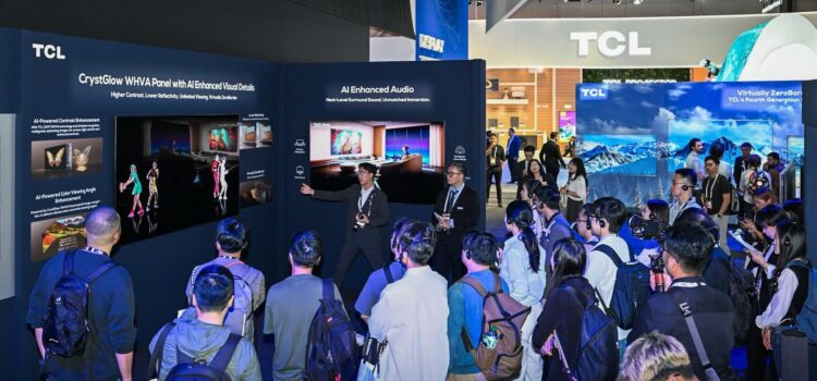 TCL trình diễn công nghệ hiển thị và AI tại IFA 2025