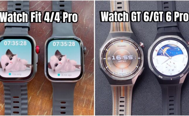 Nên chọn Huawei Watch GT 6/GT 6 Pro hay Huawei Watch Fit 4/Fit 4 Pro?