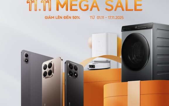 Xiaomi triển khai chương trình 11.11 Mega Sale tại Việt Nam với mức giảm giá đến 20%