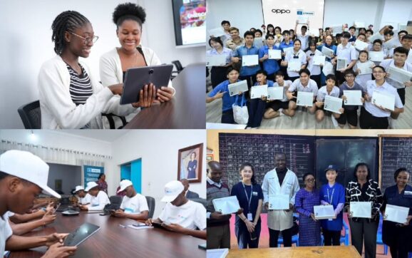 OPPO hoàn tất chương trình trao tặng 1.000 máy tính bảng cho trường học tại châu Á và châu Phi