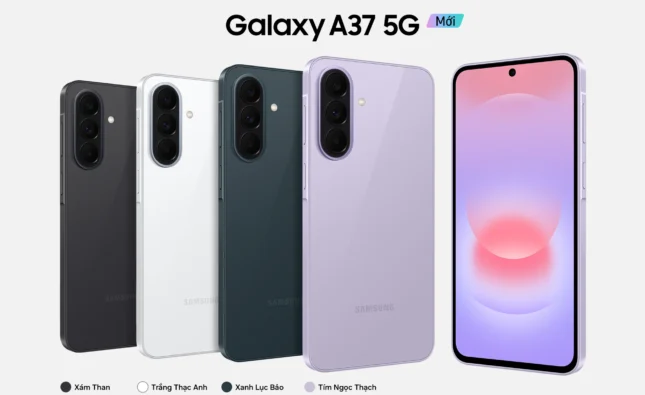 Samsung ra mắt Galaxy A57 5G và A37 5G: Đưa AI và camera nâng cấp vào phân khúc tầm trung
