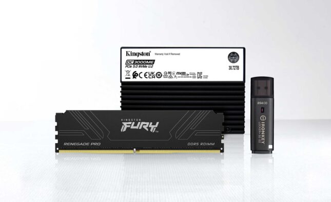 Kingston mở rộng dải sản phẩm lưu trữ và bộ nhớ cho AI, máy trạm và trung tâm dữ liệu