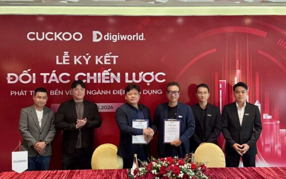 CUCKOO và Digiworld bắt tay mở rộng thị trường điện gia dụng cao cấp tại Việt Nam