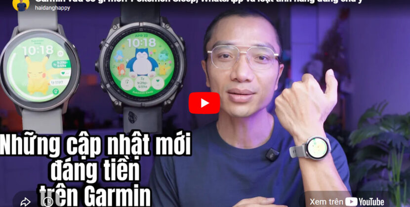 Garmin vừa có gì mới? Pokémon Sleep, WhatsApp và loạt tính năng đáng chú ý