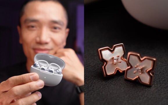 Mở hộp Shokz OpenDots 2: Tai nghe kẹp tai đi kèm charm, nam đeo vẫn hợp