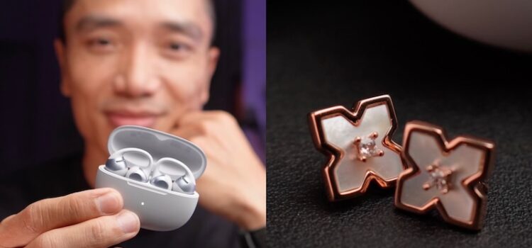 Mở hộp Shokz OpenDots 2: Tai nghe kẹp tai đi kèm charm, nam đeo vẫn hợp