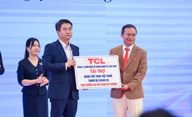TCL đồng hành cùng Đoàn Thể thao Việt Nam, lan tỏa tinh thần vượt giới hạn tại ASIAD 2026