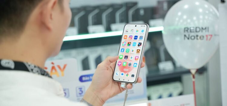 Tín đồ công nghệ hào hứng trải nghiệm REDMI Note 17 series tại Di Động Việt