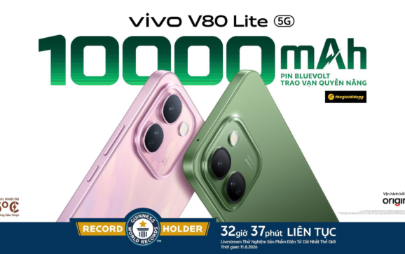 vivo V80 Lite 5G ra mắt tại Việt Nam, giá từ 12,99 triệu đồng với pin 10.000mAh
